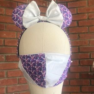 MATCHING MICKEY EAR AND MASK SET - EPCOT-INSPIRED!